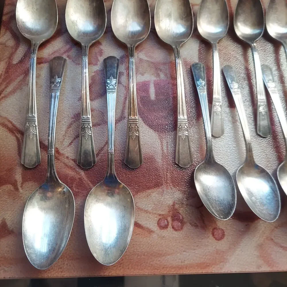 Court (c.1939) Silver Plate Spoons and Forks Lot